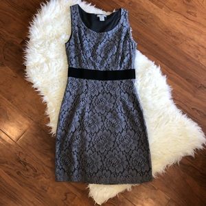 Gray Lace Dress